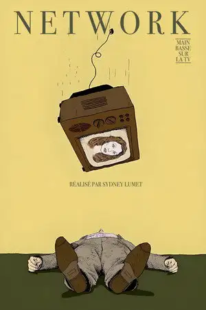 Network : Main basse sur la télévision - La télévision ne sera plus jamais la même. – affiche