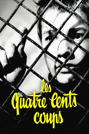 Les Quatre Cents Coups - Des visages d'anges qui s'acharnent à la violence. – affiche