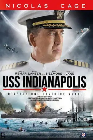 USS Indianapolis - 1196 hommes à bord, 5 jours à l'eau, 317 survivent. – affiche